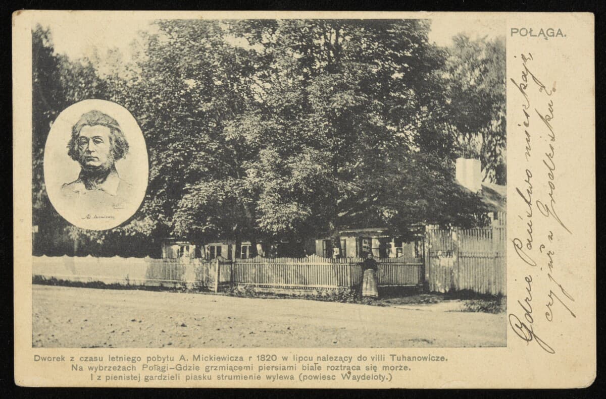 Połąga: dworek z czasu letniego pobytu A. Mickiewicza